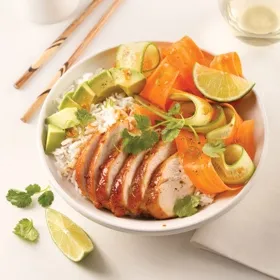 Poke Bowl Au Poulet Caramélisé