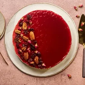 Tarte Aux Canneberges Et Crème à La Cannelle